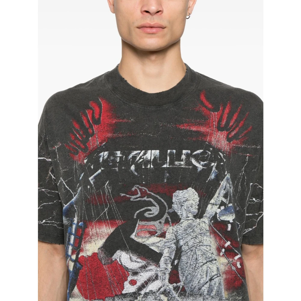 Represent Oversized T-shirt Gray Heren