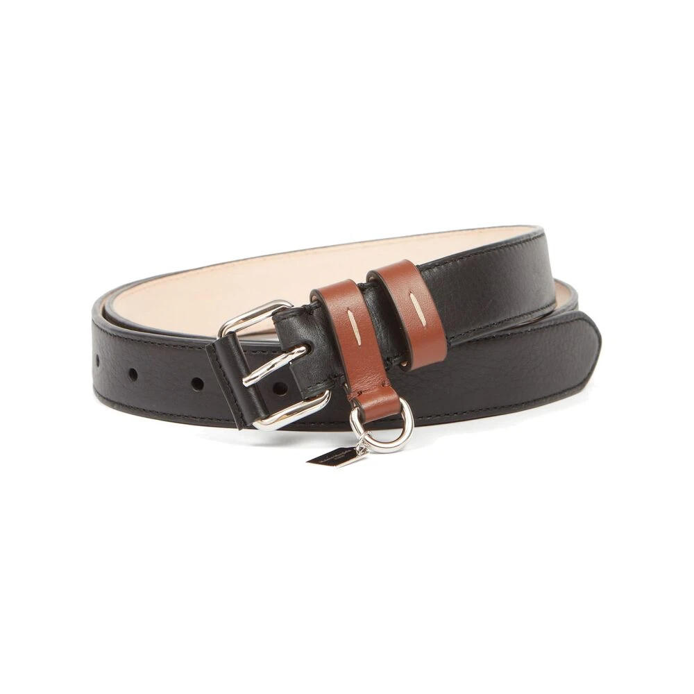 Maison Margiela Bruin Leren Riem met Gespsluiting Brown Heren