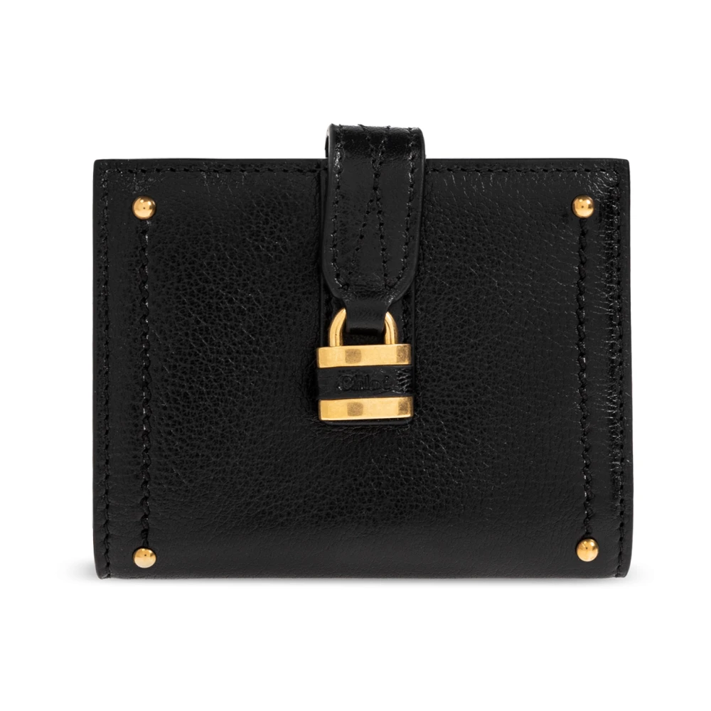 Chloé Women's Black Wallets & Cardholders, One Size, Leather Wallet