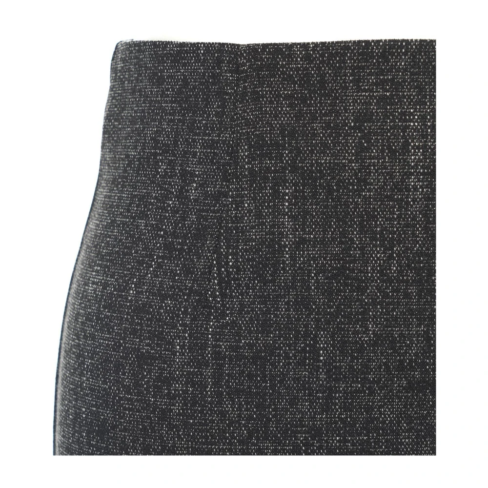 Kaos Zwarte Tweed Maxi Rok Aw24 Black Dames