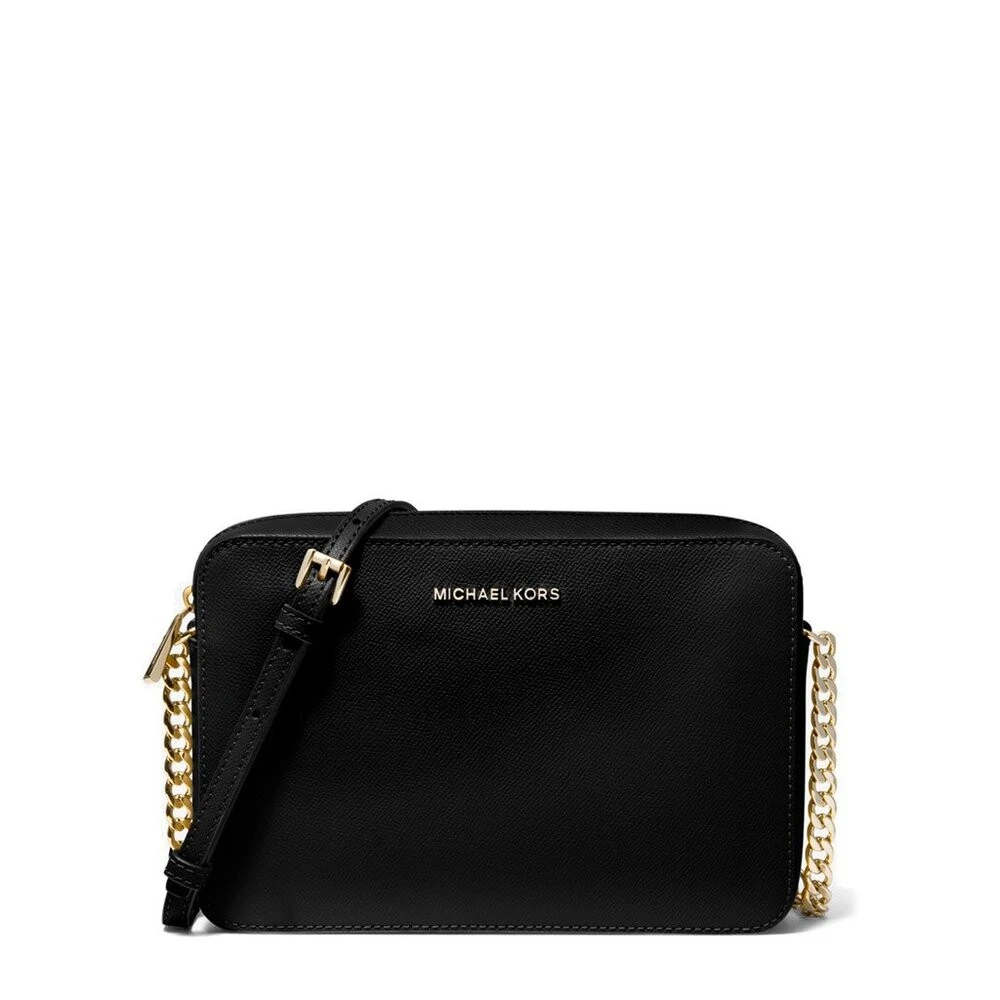 Michael Kors Donna Nero Jet Set Borsa A Tracolla Grande