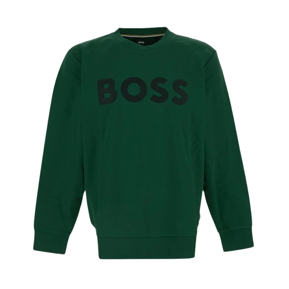 Hugo Boss Casual Crewneck Sweatshirt Green Heren