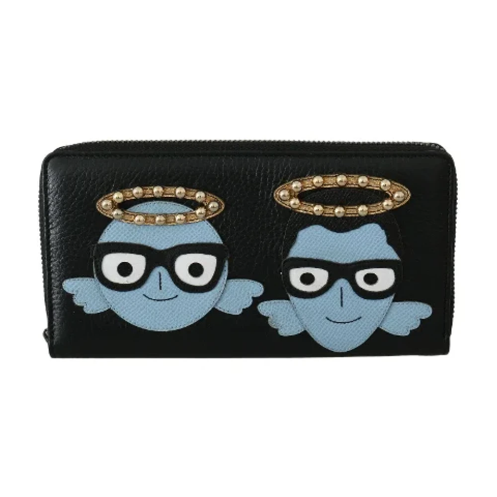 Dolce & Gabbana Pre-owned Leather wallets Black Dames