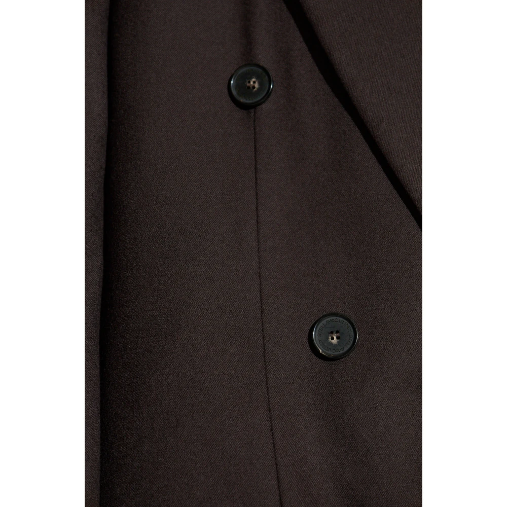 Stella Mccartney Double-breasted blazer Brown Dames