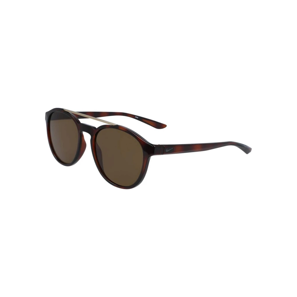 Nike Unisex Brown Sunglasses, One Size, Injected Frame Sunglasses With Category 3 Lens