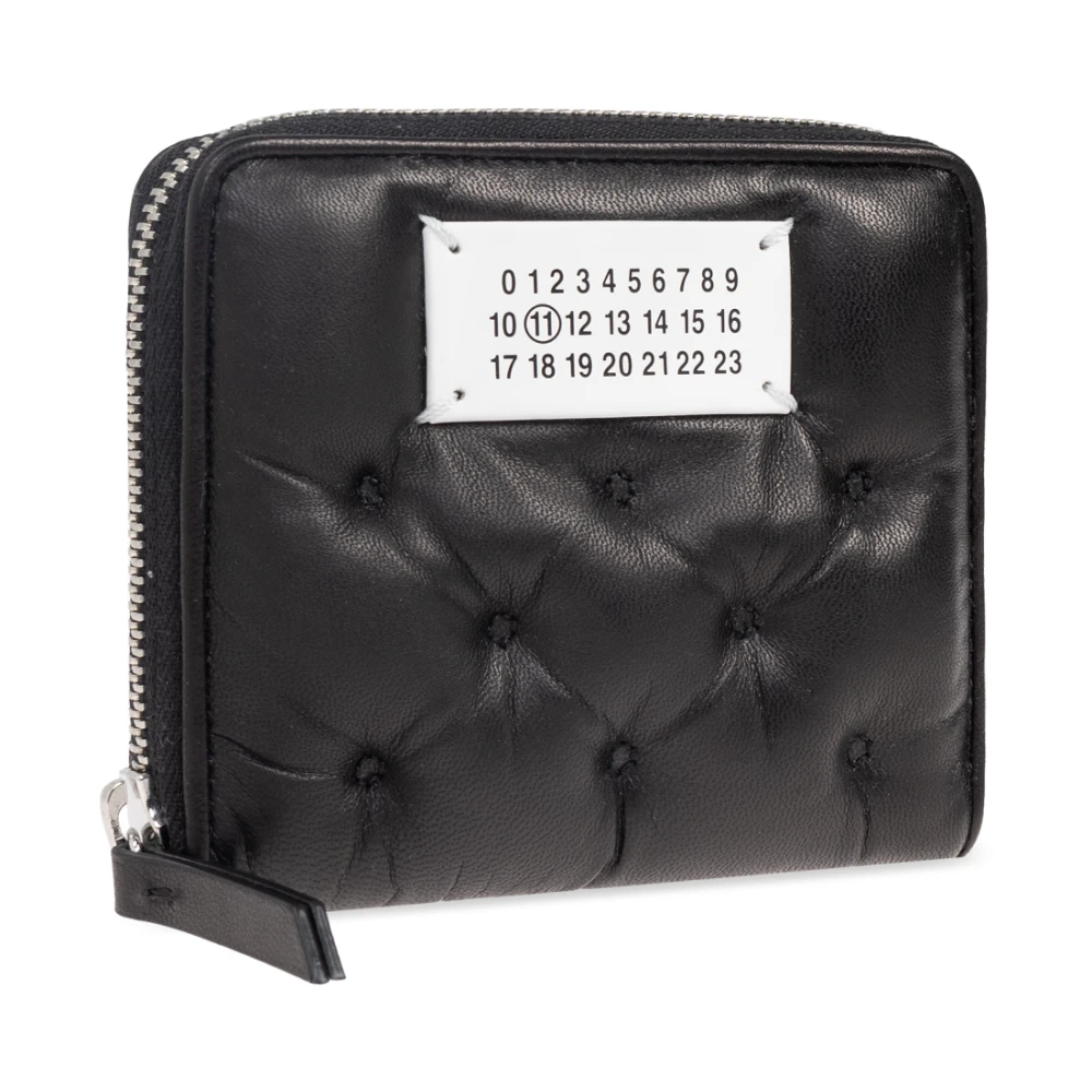 Maison Margiela Leren portemonnee Black Unisex