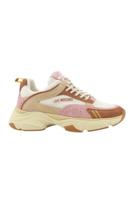 Love Moschino Baskets Basses - Nudo/beige