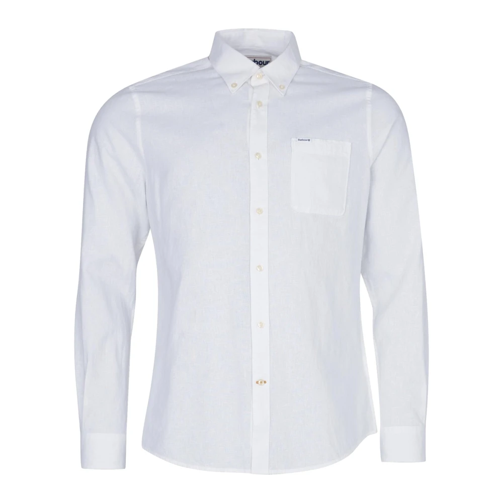 Barbour Casual Shirts White Heren