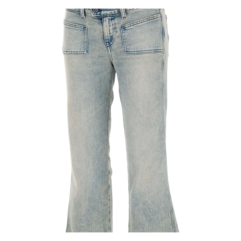 Diesel Blauwe Bootcut D-Hush Dames Jeans Blue Dames