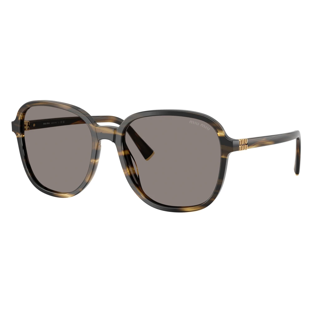 Miu Miu Unisex Brown Sunglasses, 58 Mm, Square Sunglasses