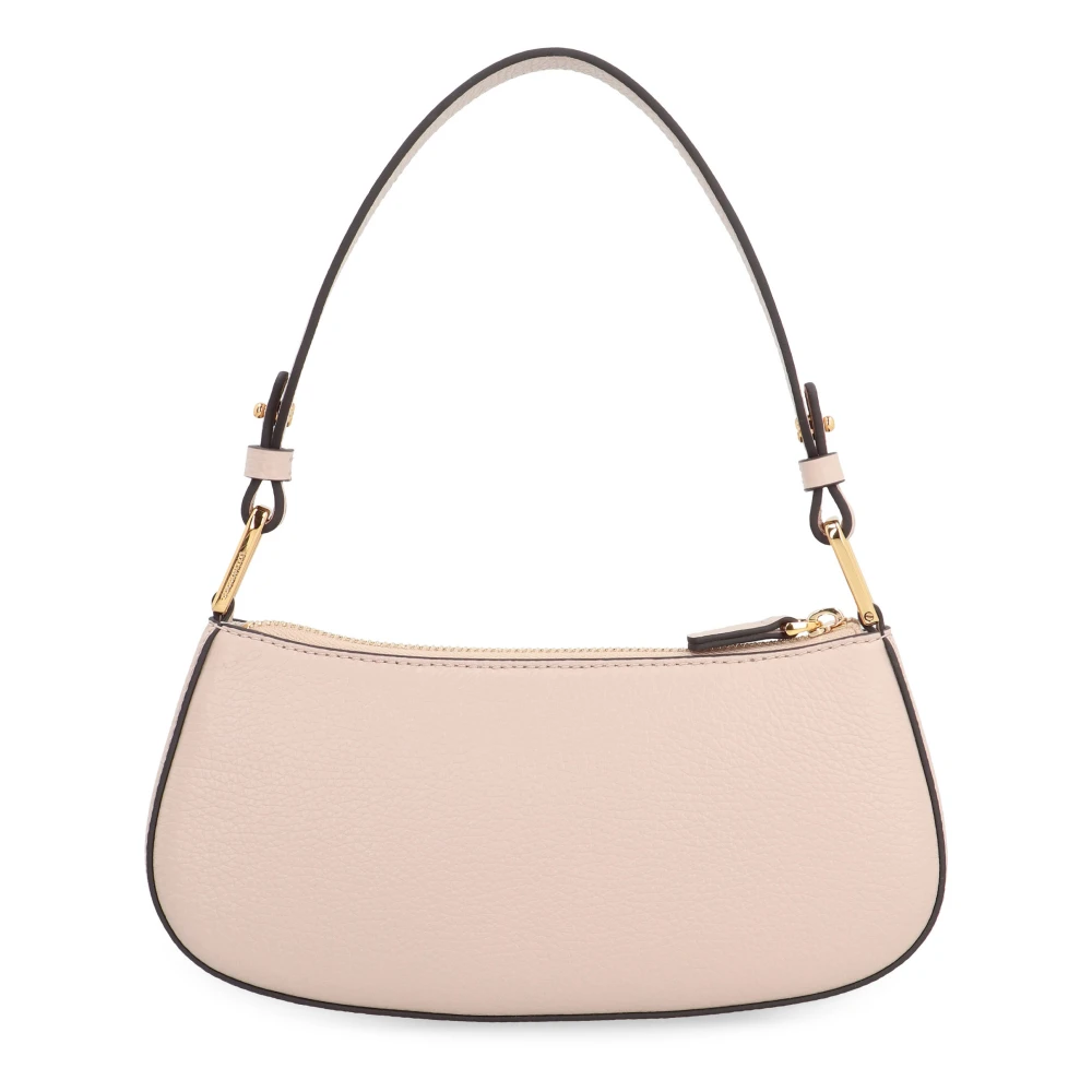 Coccinelle Kleine Leren Tas met Afneembare Band Pink Dames