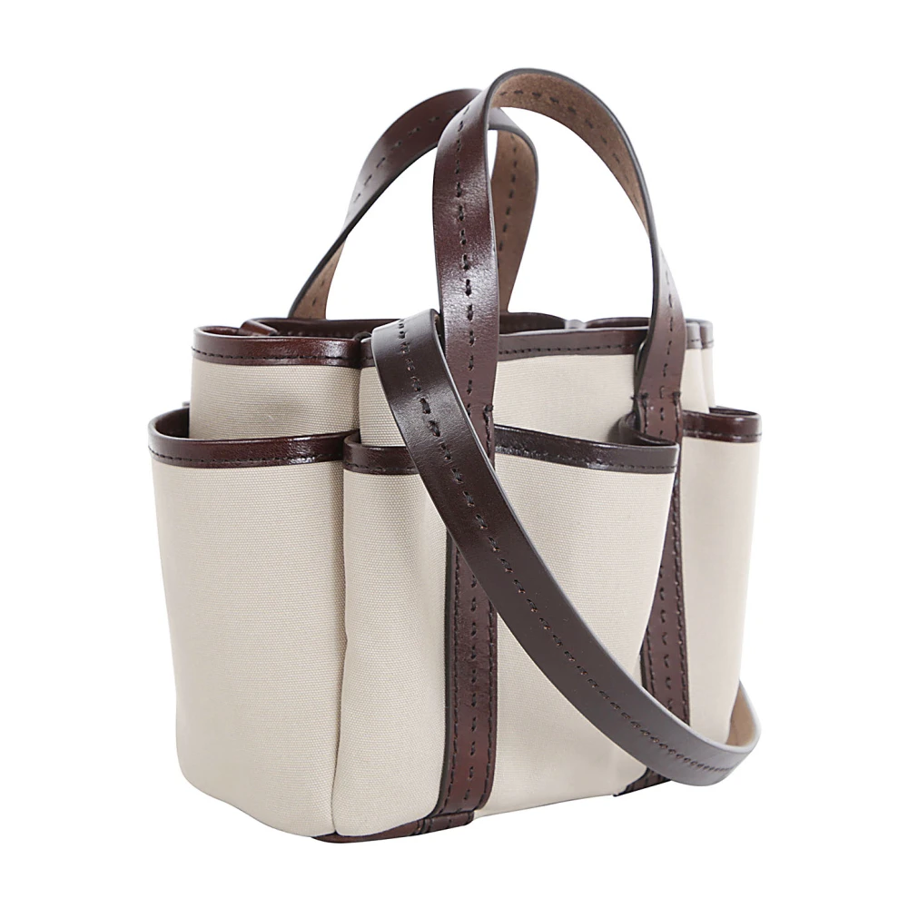 Max Mara Stijlvolle Gardenca Tas White Dames