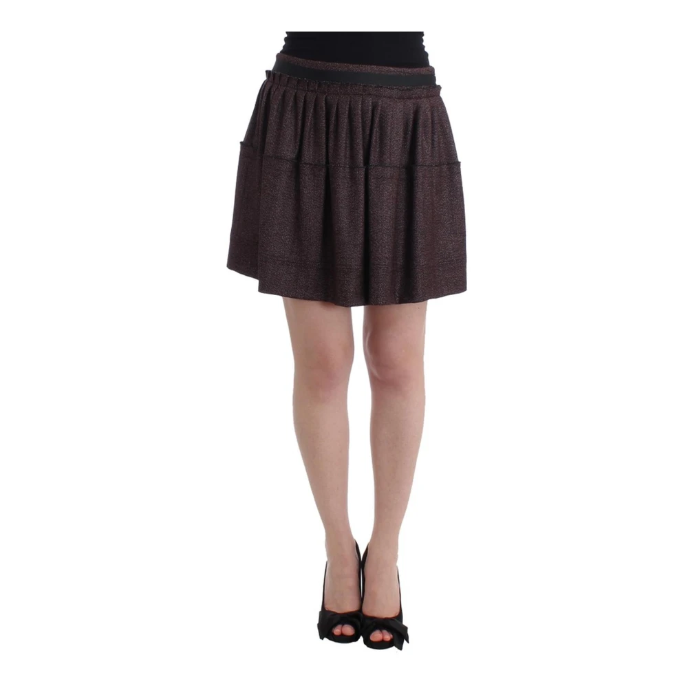 Gianfranco Ferré Women's Purple Logo Mini Skirt - Short Skirts - Xs- Skirts