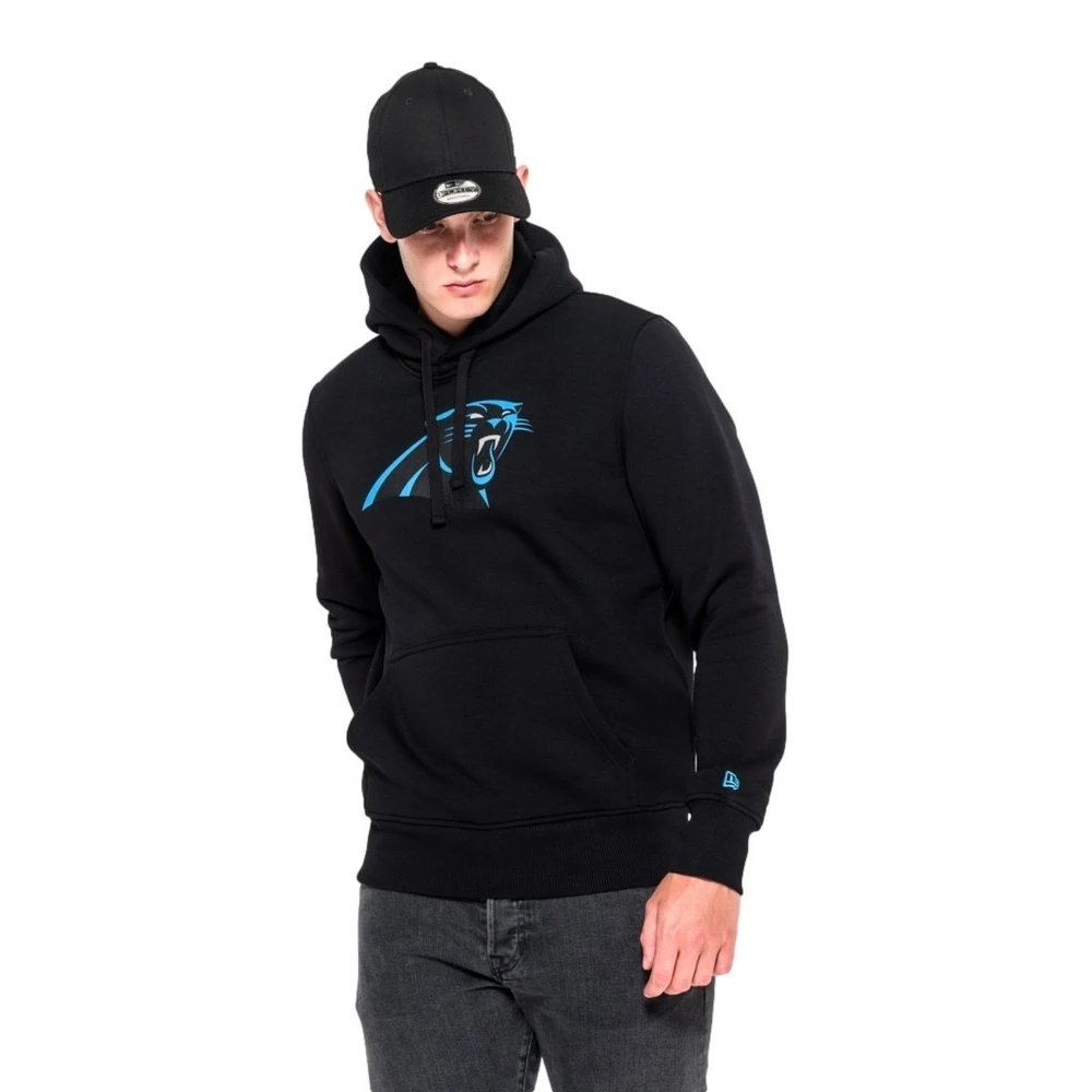 new era Panthers Team Logo Hoodie Black Heren
