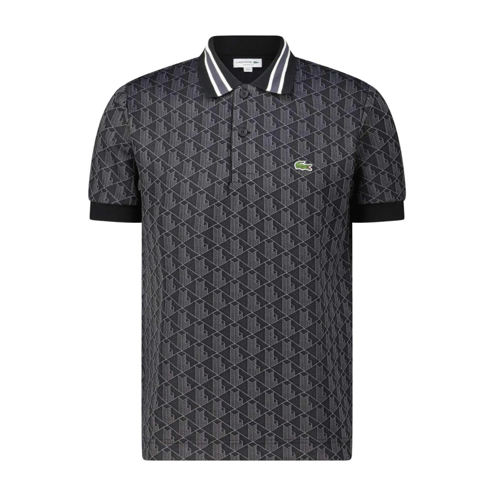 Lacoste Gestreept Poloshirt Gray Heren