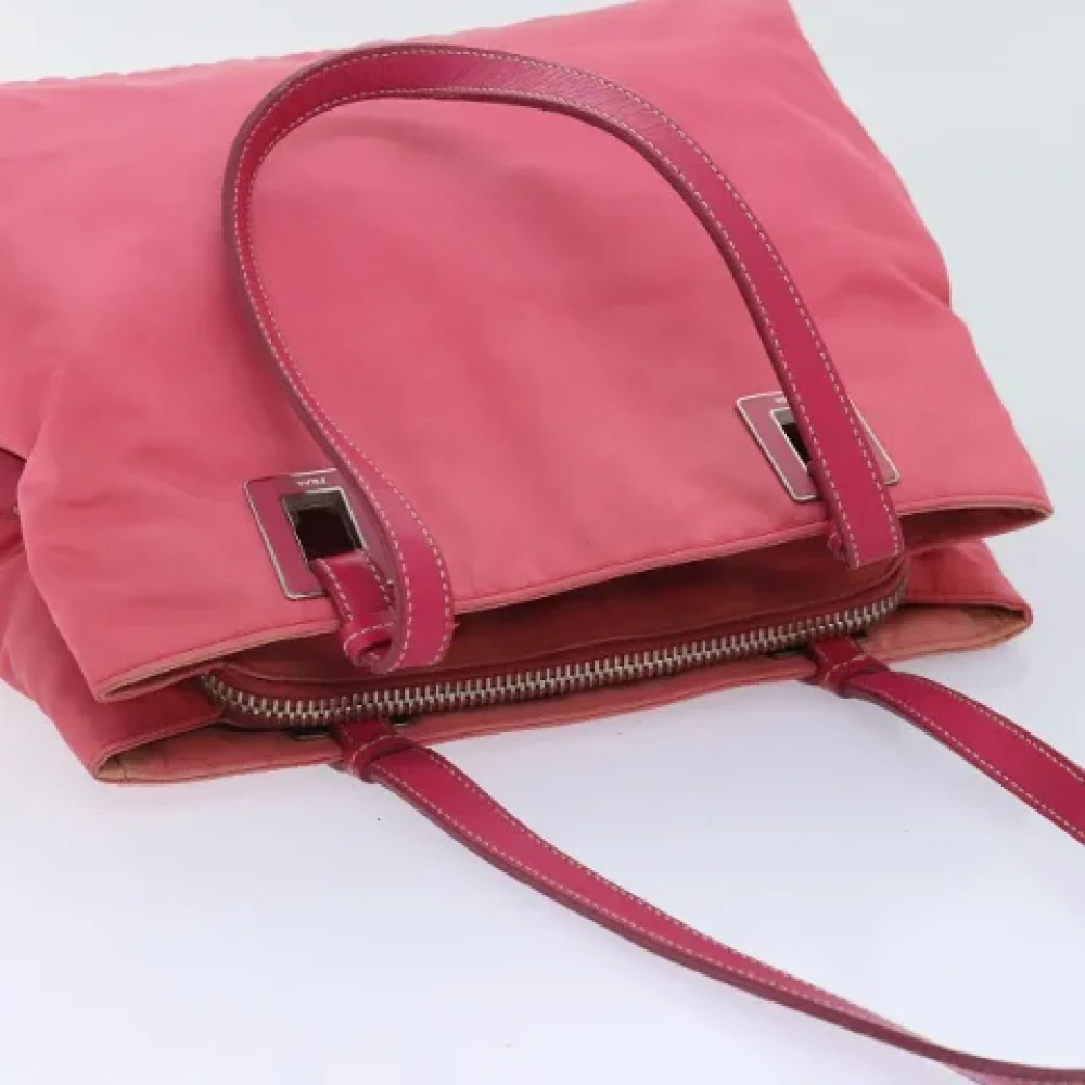 Prada Vintage Pre-owned Nylon prada-bags Pink Dames