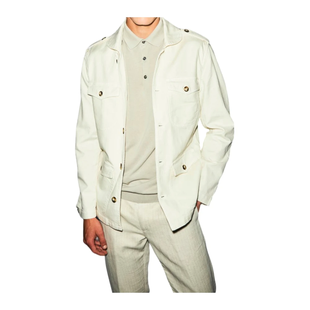 Re-Hash Beige Jas Stijl Giacca Jeckson Beige Heren