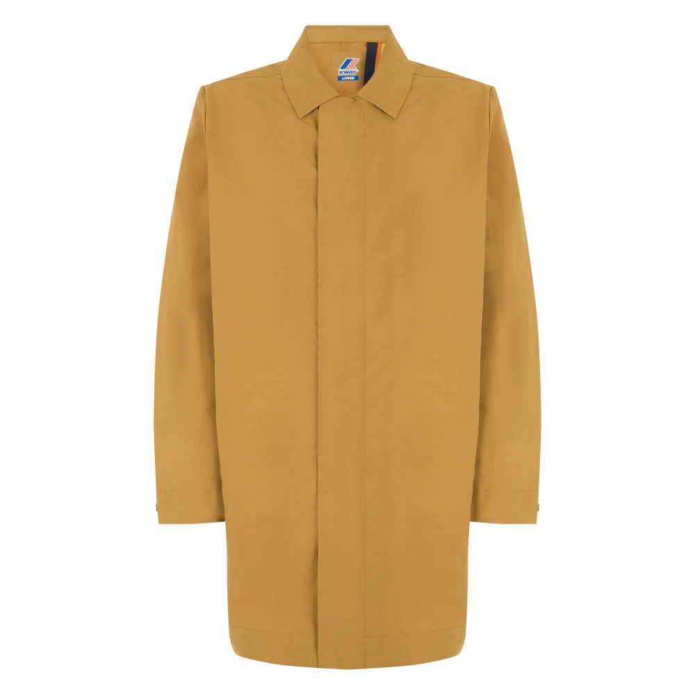 K-Way Uomo Giallo - Cappotto Tecnico Poirol - Coats - L