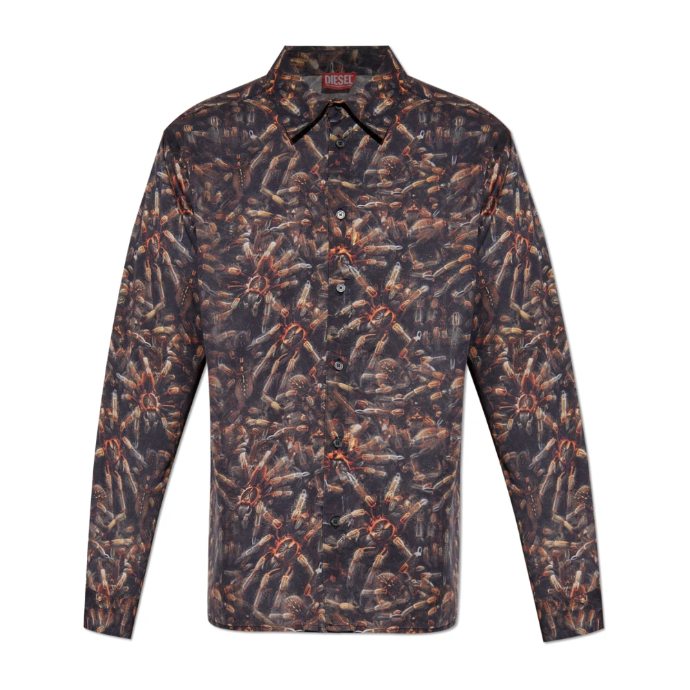 Diesel Herren Braun Shirts, Lgröße: