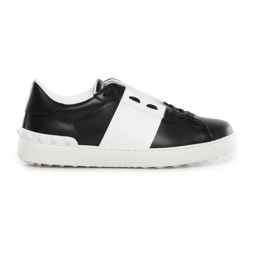 Valentino Garavani , Sneakers, Unisex, Black, 9 Uk, Calfskin Open Sneaker