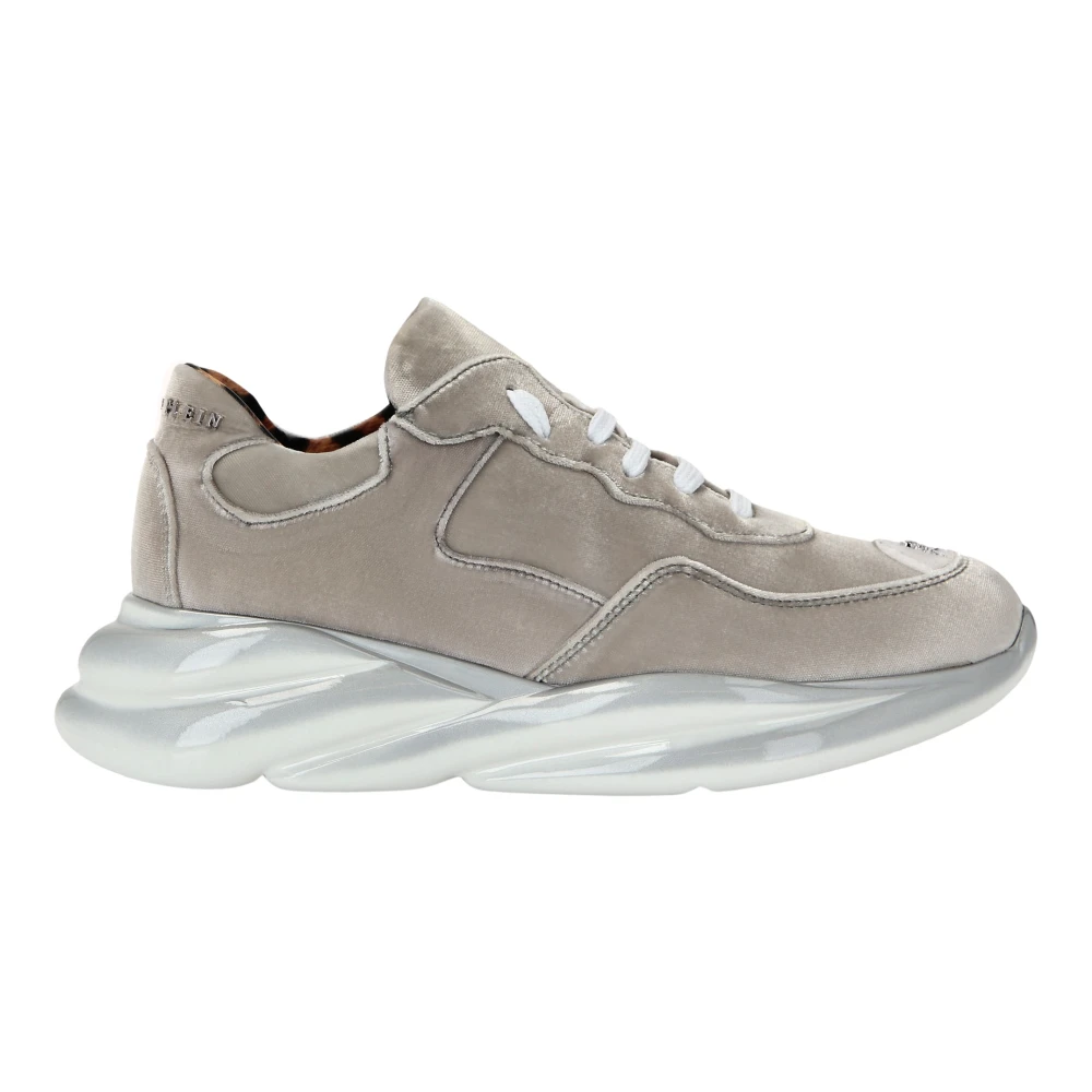 Philipp Plein Velvet Runner Dames Schoenen Grijs