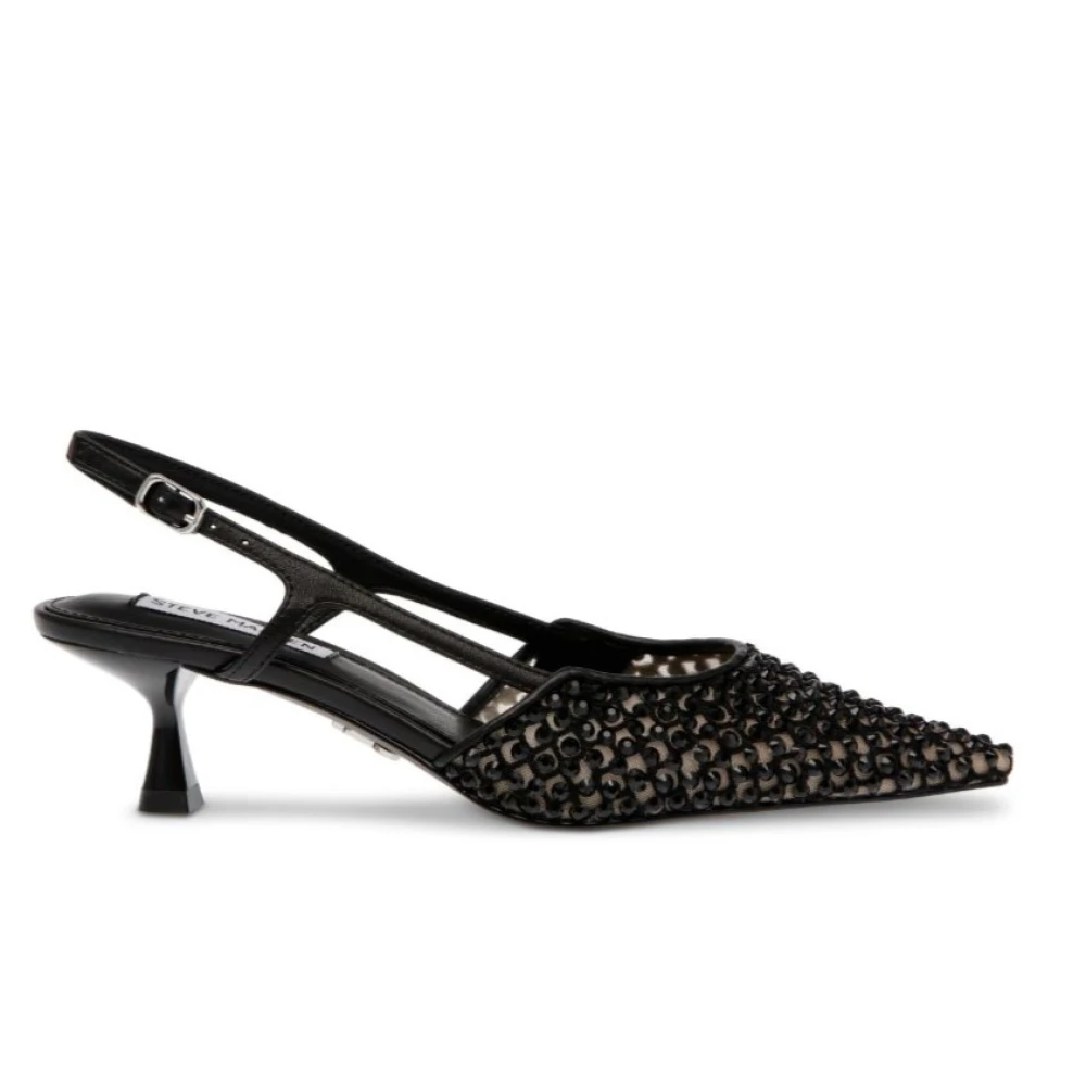 Steve Madden Black Mesh Flat Shoes In - Female - Pumps - 7 Uk - Shoes