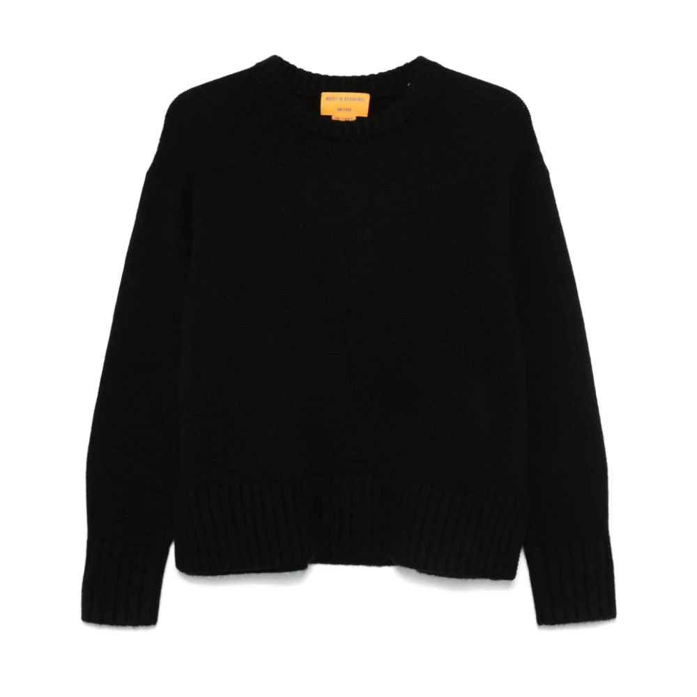 Guest In Residence Zwarte Cozy Crew Trui Black Dames