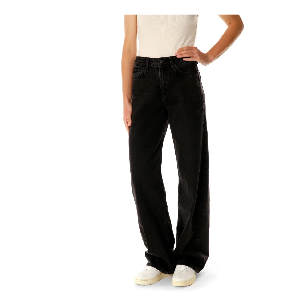 Drykorn Wide Leg Jeans Gray Heren