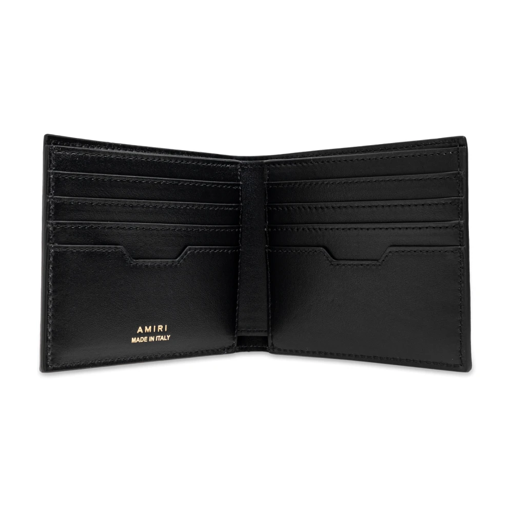 Amiri Portemonnee met Logo Black Heren