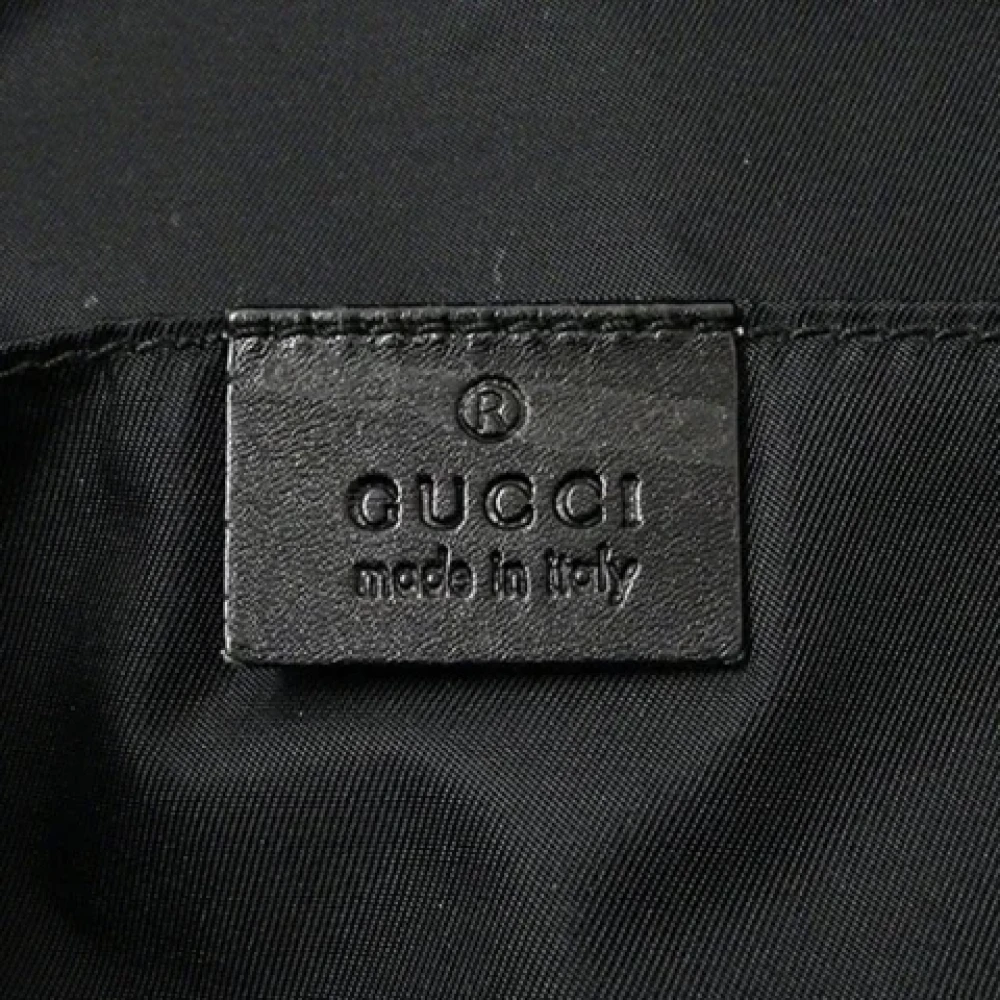 Gucci Vintage Pre-owned Nylon crossbody-bags Black Dames