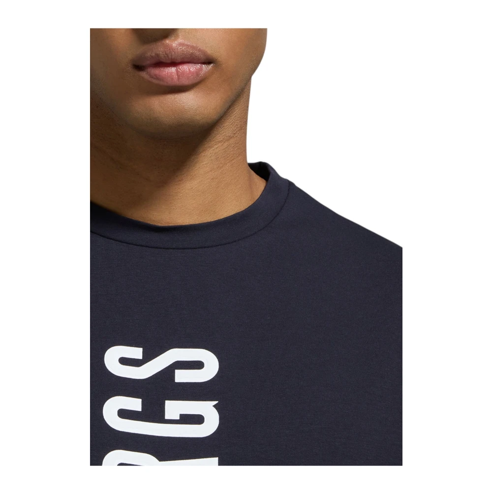 Bikkembergs Korte Mouw T-shirt Blue Heren