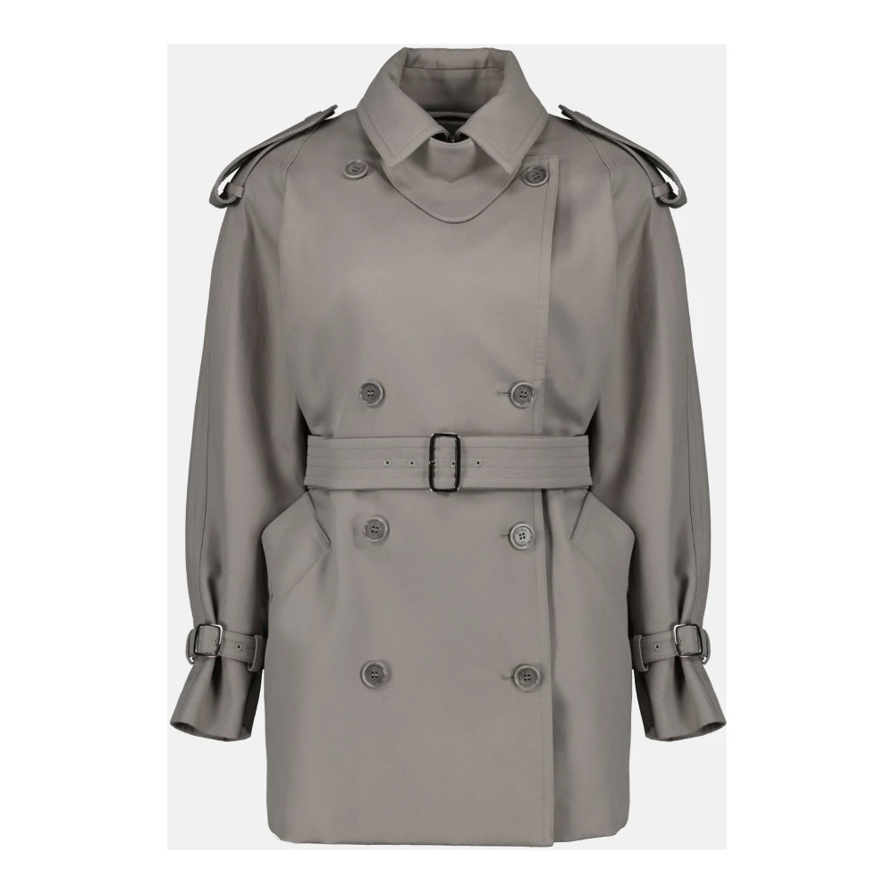 Max Mara Women's Gray Cacio Trench Coat - Trench Coats - Xs - Coats