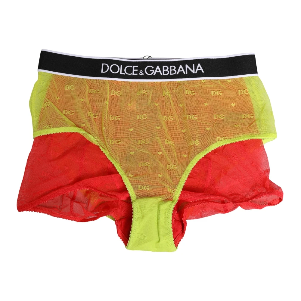 Dolce & Gabbana Women's Multicolor Tulle Mid Waist Panty Girdle - Underpants - S - Underwear