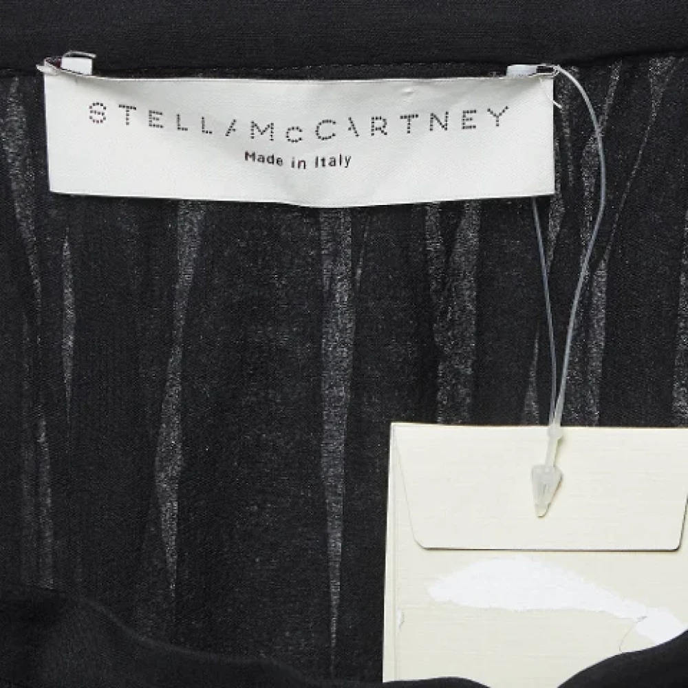 Stella McCartney Pre-owned Silk bottoms Black Dames