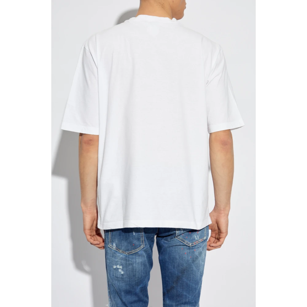 Dsquared2 T-shirt met print White Heren