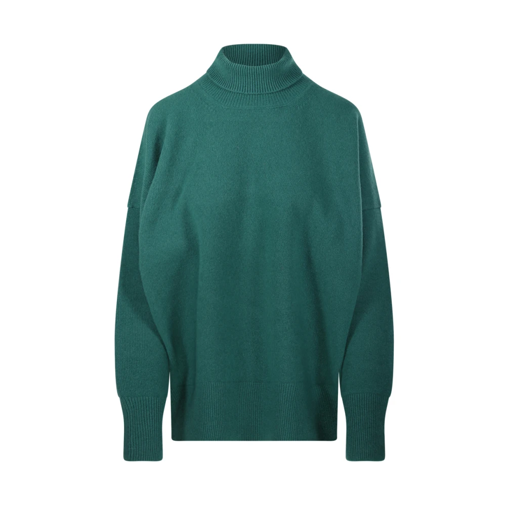 Róhe Smaragd Klassieke Turtleneck Jumper Green Dames