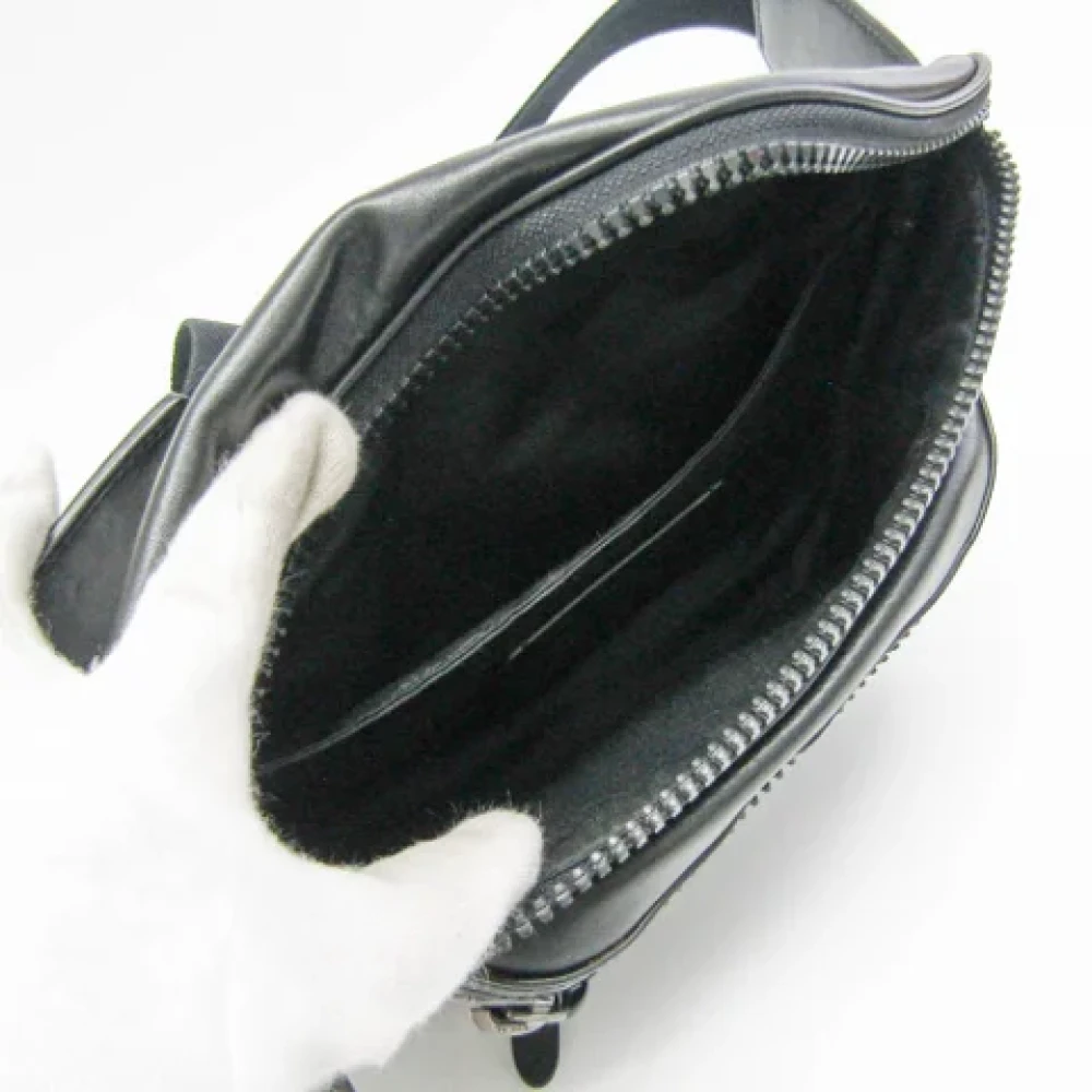 Coach Pre-owned Leather crossbody-bags Black Dames