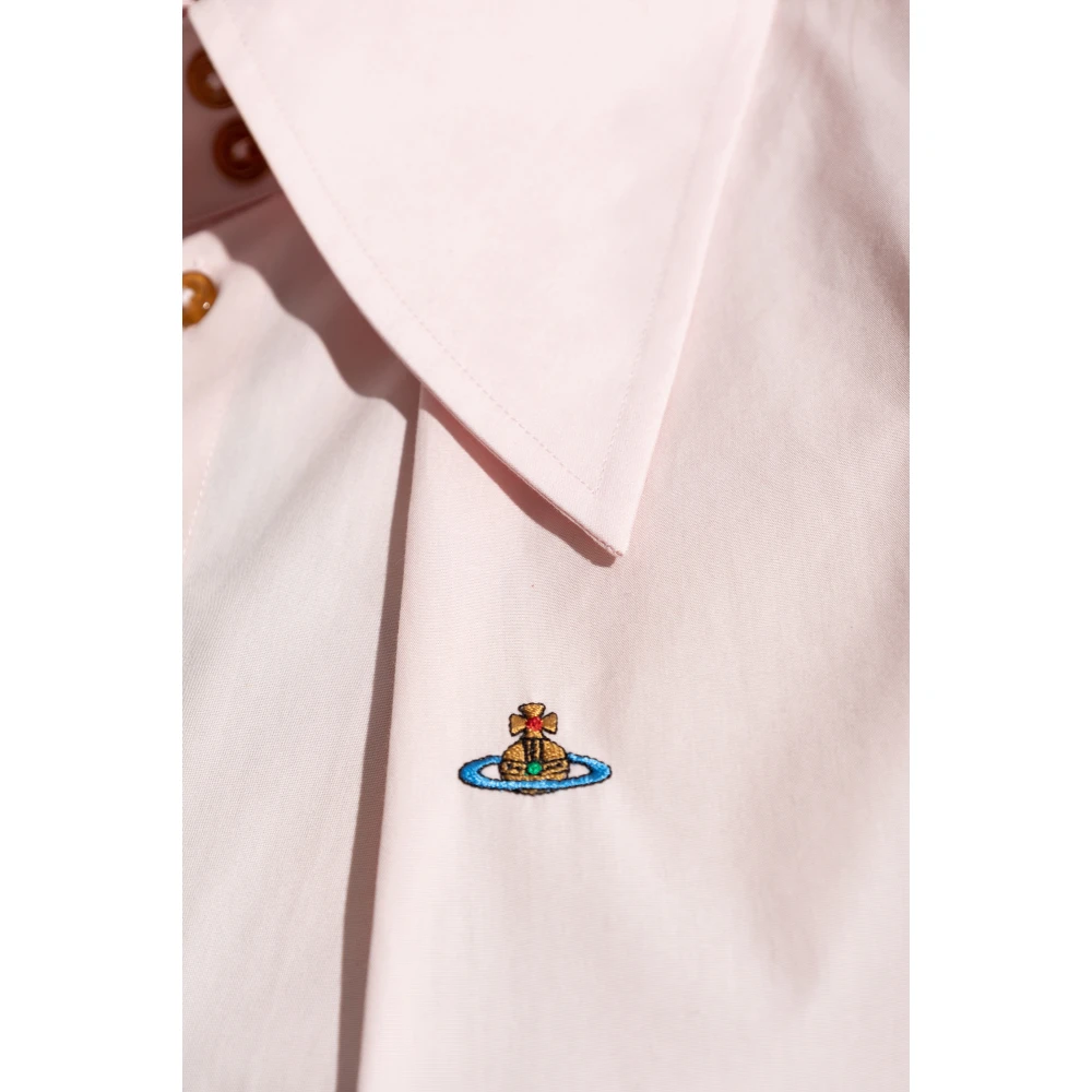 Vivienne Westwood Shirt met logo Pink Dames