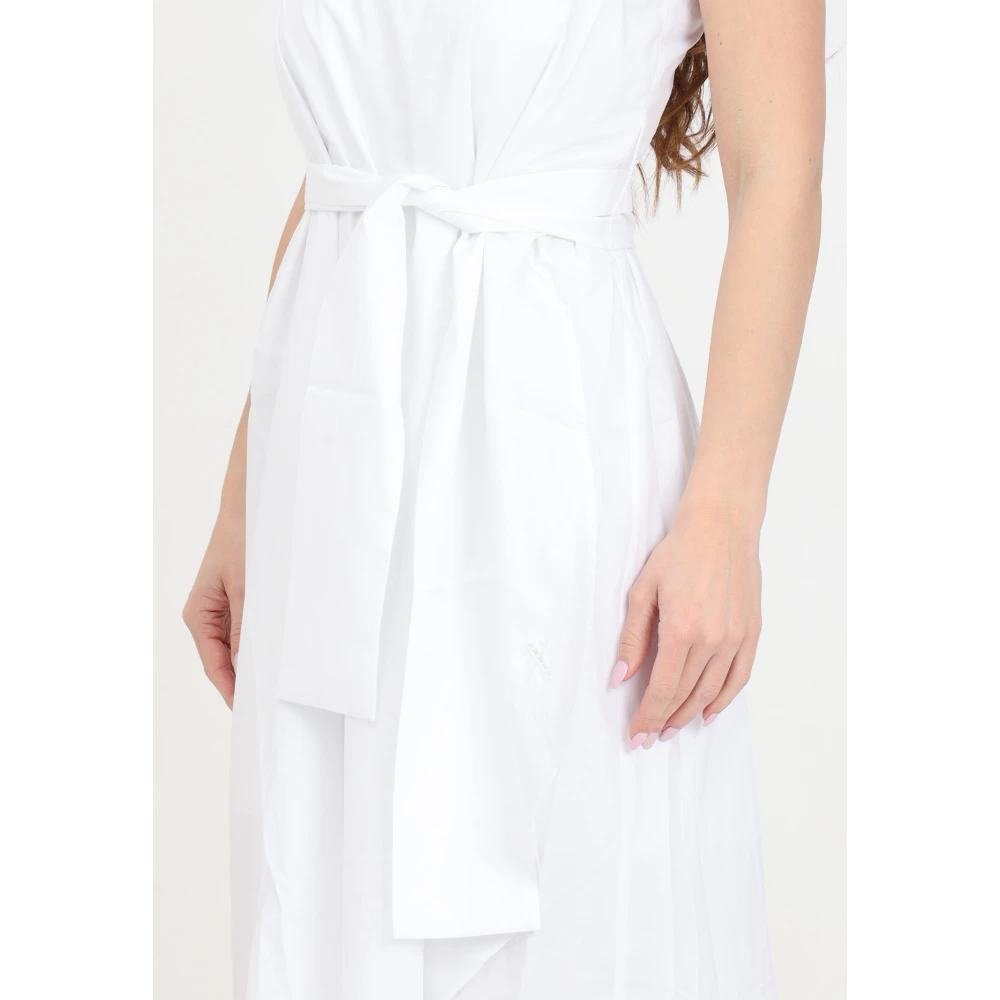 Armani Exchange Midi Dresses White Dames
