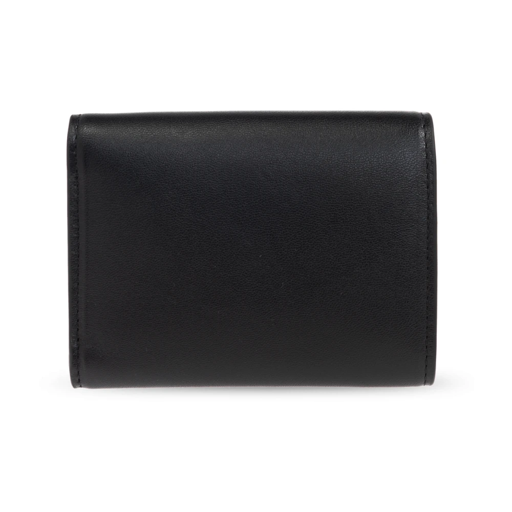 Versace Leren portemonnee Black Heren