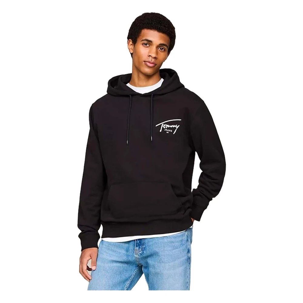 Tommy Hilfiger Entry Grafische Hoodie Black Heren
