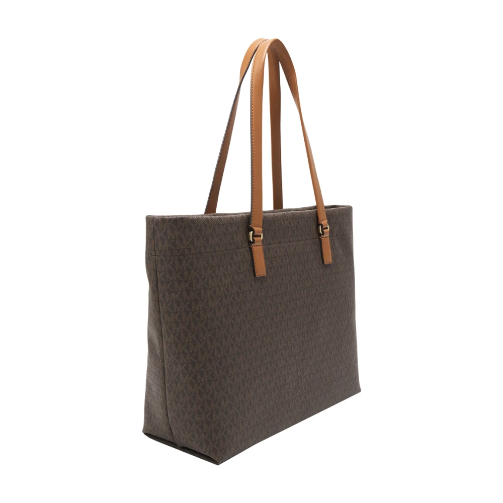 Michael Kors Bruine Shopper Tas met Gouden Details Brown Dames