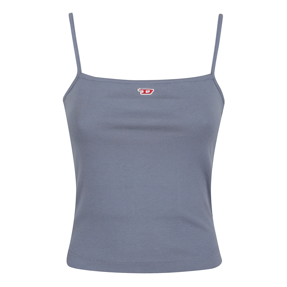 Diesel Stijlvolle Jersey Tops voor Vrouwen Gray Dames