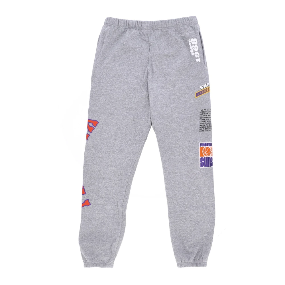 Mitchell & Ness NBA Team Origins Fleece Broek Gray Heren