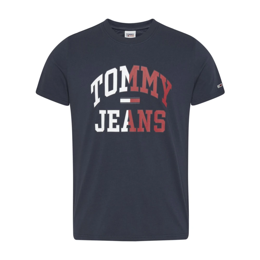 Tommy Jeans Korte Mouw T-shirt Blue Heren