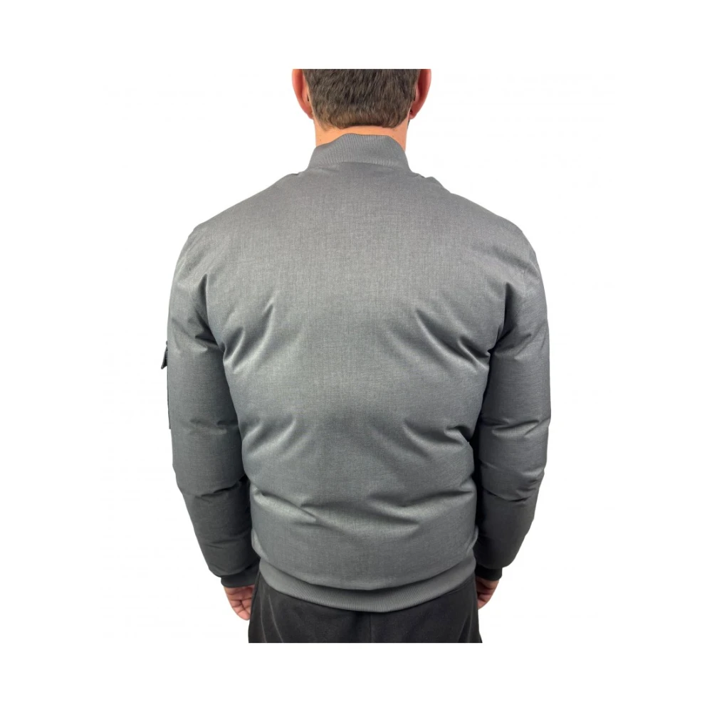 Pmds Jas met rits en zakken Gray Heren