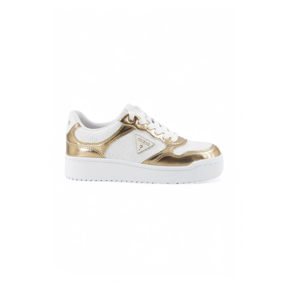 Guess Miriam Triangle Logo Sneaker Dames Schoenen Wit