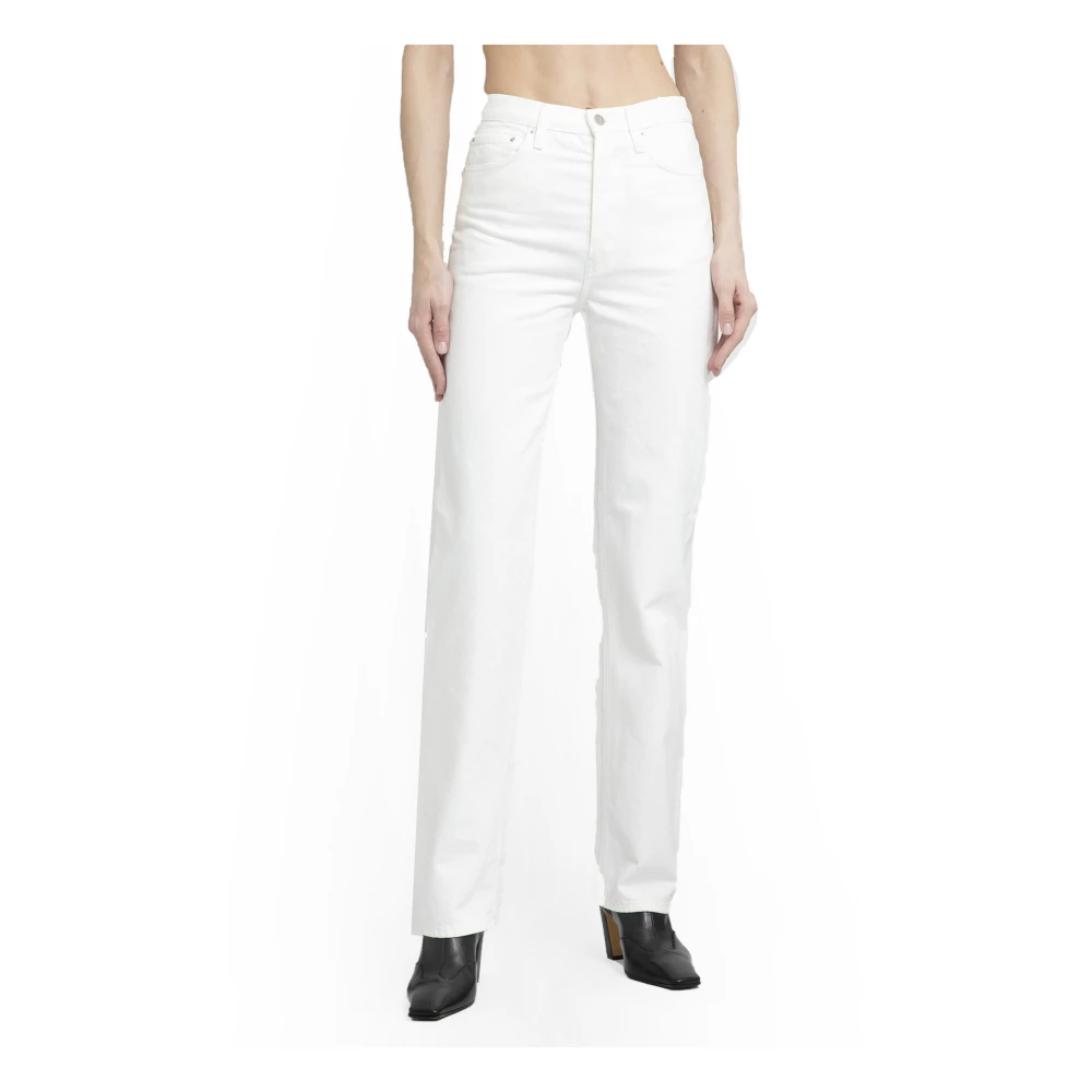 TotêMe Off-white Klassiek Gesneden Denim Jeans White Dames