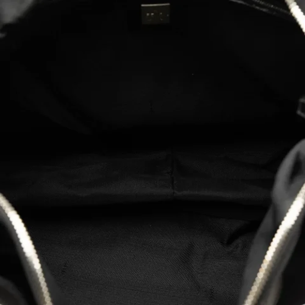 Fendi Vintage Pre-owned Nylon shoulder-bags Black Dames