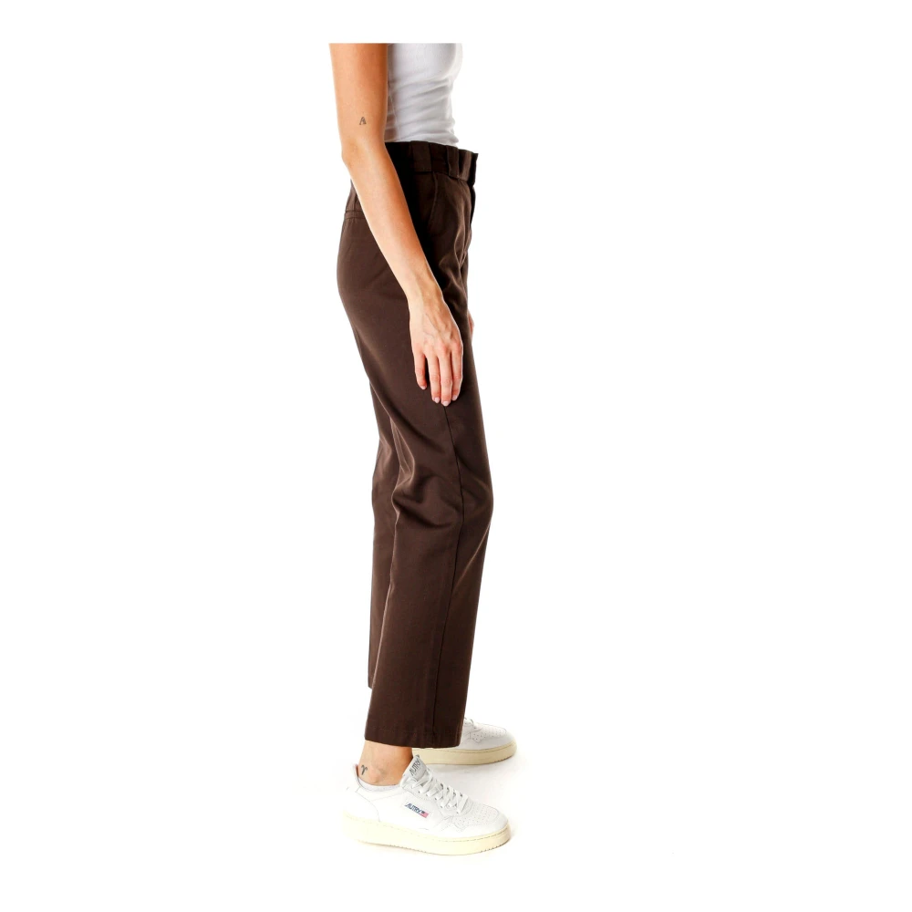 Dickies Slim-fit Trousers Brown Dames